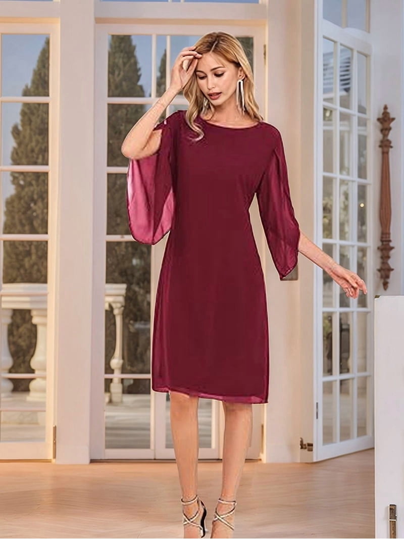 wine red chiffon dress Lulus | Wine Red Chiffon Sleeveless Mini Shift Dress | Womens | Large (Available in XXL, S, M, XL)