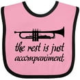 thumbnail image 3 of Inktastic Trumpet Music Joke Boys or Girls Baby Bib, 3 of 4