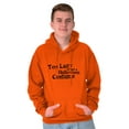 thumbnail image 5 of Too Lazy Ironic Halloween Costume Unisex Plus Size Hoodie Brisco Brands 3X, 5 of 6