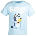thumbnail image 3 of Pack de 3 camisetas Bluey Bingo Little Boys, color naranja/azul/gris, talla 6, 3 of 6