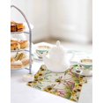 thumbnail image 4 of Spring Kitchen Dish Towels for Drying Dishes Set of 4, Bicycles Botanical Sunflowers Leaves Butterfly Waffle Weave Microfiber Hand Tea Bathroom Towels Quick Dry & Absorbent Towel 12x12, 4 of 7