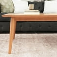 thumbnail image 5 of Plank+Beam Solid Wood 48" Mid Century Modern Coffee Tables for Living Room, Pecan, 5 of 9