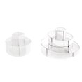 thumbnail image 3 of facefd Multicouche Cosmétique Stockage Accès 360 Rotation Classification Transparent – Stockage pour Cosmétiques Multicouche Transparent double, 3 of 9