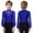 Royal Blue, variant on Boys Shiny Long Sleeve Gymnastics Leotard Figure Skating Unitard Latin Ballet Dance Bodysuit Dancewear Black 16