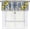 Chinoiserie Lemon, variant on Spring Valance for Windows - Sage Green Eucalyptus Leaves Valance Curtain 54"x18" Plant Spring Leaf Short Curtain Window Treatment for Bedroom Living Room Kitchen Windows