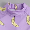 thumbnail image 6 of Hessimy Girl One Piece Swimsuit Bathing Suit Adjustable Straps Solid Full Coverage Swimwear(Purple,2-3 Years), 6 of 8
