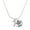 Two Tone, variant on Silver-tone 3-D Red Enamel Candy Cane - Silvertone Senior Mom Class of 2026 Dome Necklace, 18"