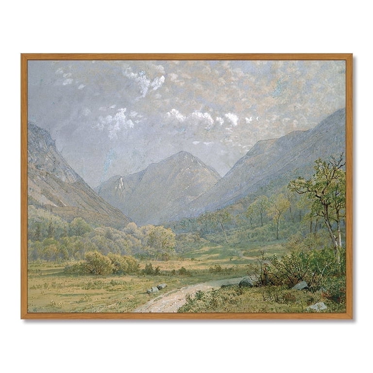 Drsoum 8x10 Vintage Landscape Framed Canvas Wall Art photo 1