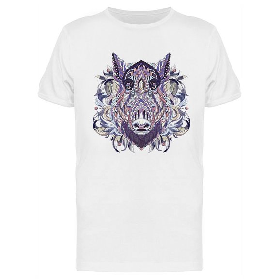 Boar Head Tattoo Design T-Shirt Men -Image by Shutterstock, Male 3X-Large