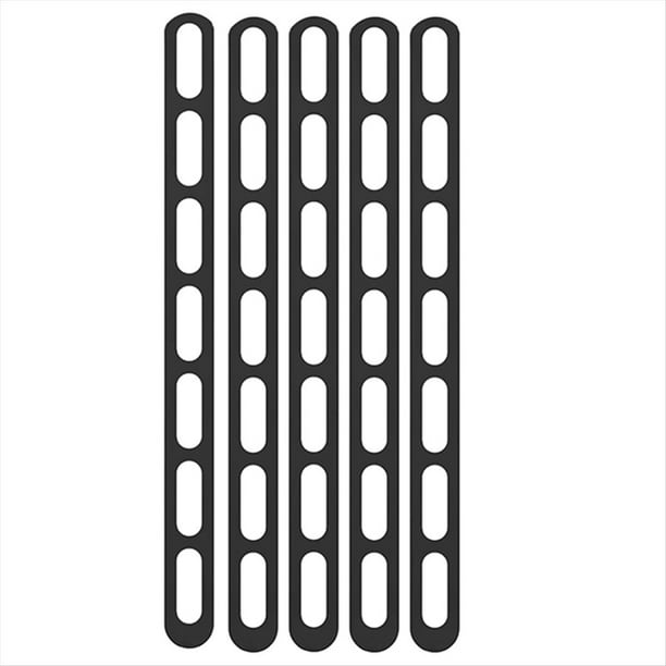 5 Cierres de Tapa de Sílice Reutilizables, Correas Universales de Sujeción para Ollas de Cocción Lenta, Correas de Fijación para la Tapa del Transporte de Platos.