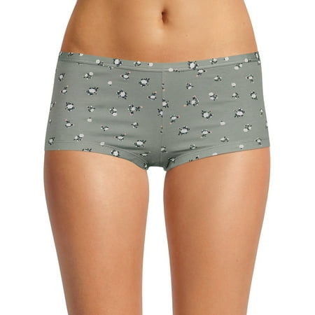 

No Boundaries Juniors Cotton Boyshort Panty Sizes XS-3XL