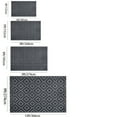 thumbnail image 5 of Kzaei Waterproof Outdoor Rug, 9'x12' Reversible Plastic Camping Area Rugs, Black & Gray, 5 of 5