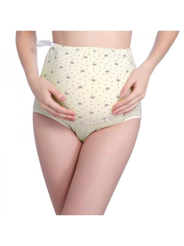 Zainafacai Womens Under The Bump Comfortable Cotton Maternity Panties Pregnancy Underwear