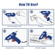 thumbnail image 4 of Pistola de pegamento de fusión en caliente de 20 W con 10 piezas Juego de herramientas de reparación de barras de pegamento de 7 mm (EE. UU.), 4 of 7