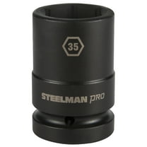 STEELMAN PRO 79354 1-Inch Drive x 35mm 6-Point Thin Wall Deep Impact Socket