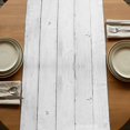 thumbnail image 5 of Table Runners 72 Inches Long Dress Scarves, Farmhouse Wreath Farmhouse Kitchen Table Runner, Coffee Tablerunners, Sweet Home Rustic Plants Texture Grey Wood 14x72 Inch, 5 of 9