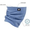 thumbnail image 3 of Turtle Fur Chelonia 150 Classic Fleece Double-Layer Neck Warmer, Dusk, 3 of 8