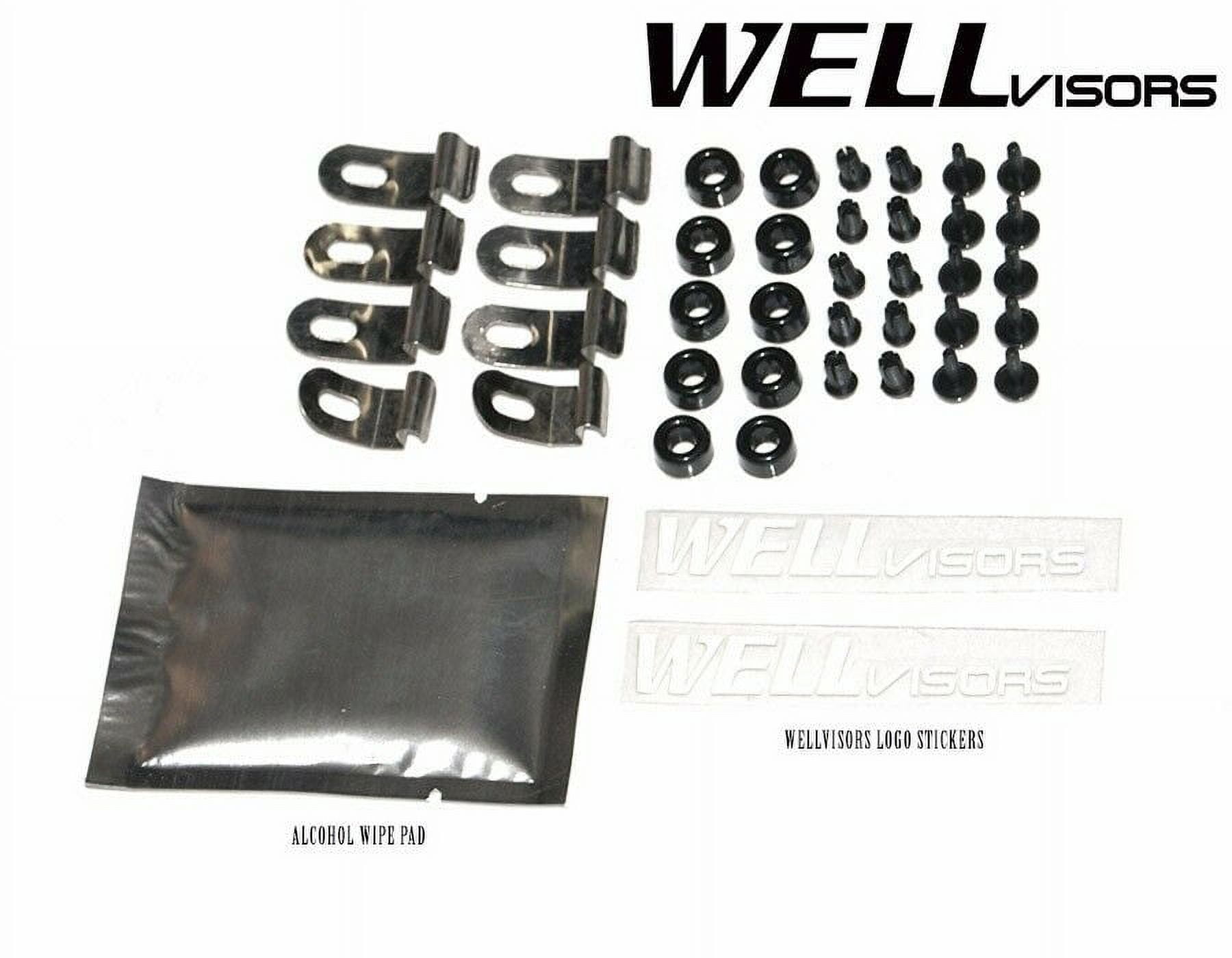 WellVisors Replacement for 2001-2007 Toyota Highlander 300 Clip-ON