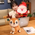 thumbnail image 4 of Lindos juguetes de peluche de Navidad para niños, Papá Noel, alce, muñeco de nieve, mantequilla de Festival, regalos de Navidad para niños, decoración para niñas, 20-29, 4 of 5