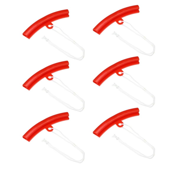 6 Pcs ABS Wheel Protector Tire Changing Tyre Changer Guard Rim Tools for Motorcycle Car ATV 15cm Red