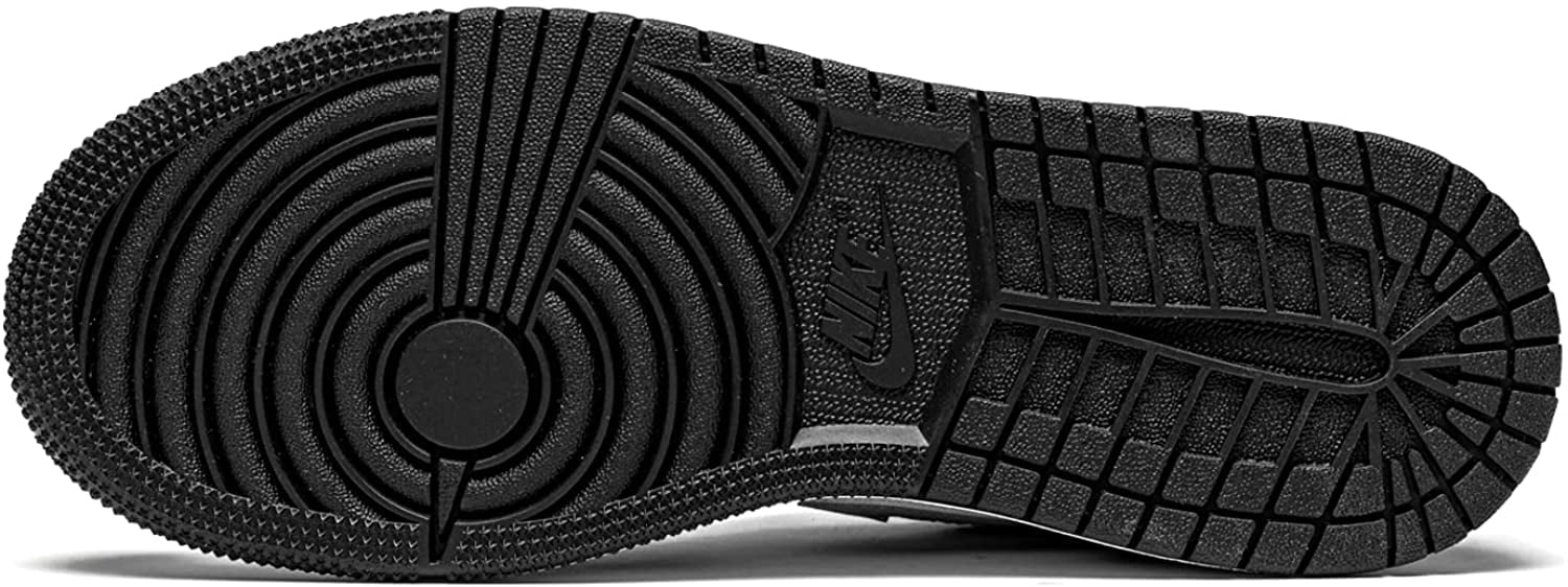 Men's Jordan 1 Low Black/Particle Grey-White (553558 040) - 8.5