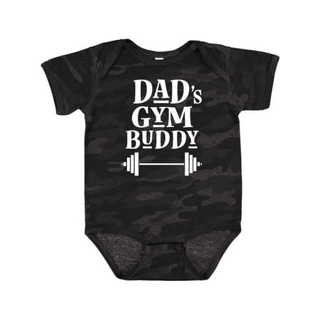

Inktastic Daddy Gym Buddy Workout Fitness Gift Baby Boy or Baby Girl Bodysuit