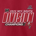 thumbnail image 4 of Men's Fanatics Red Tampa Bay Buccaneers 2022 NFC South Division Champions Divide & Conquer Big & Tall T-Shirt, 4 of 4