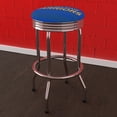 thumbnail image 4 of Trademark Gameroom Golden State Warriors Fade Chrome Ribbed Barstool, 4 of 5
