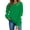 Green, variant on VILOVE Women's St. Patrick's Day Sweatshirt Clover Shirt Clover Print Long Sleeved Irish Gift Casual Loose Top Gray S-2XL