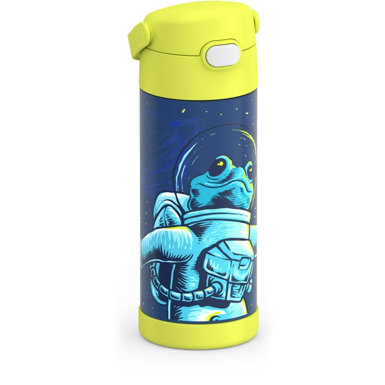 Thermos Stainless Steel Funtainer Water Bottle with Straw, 14 oz