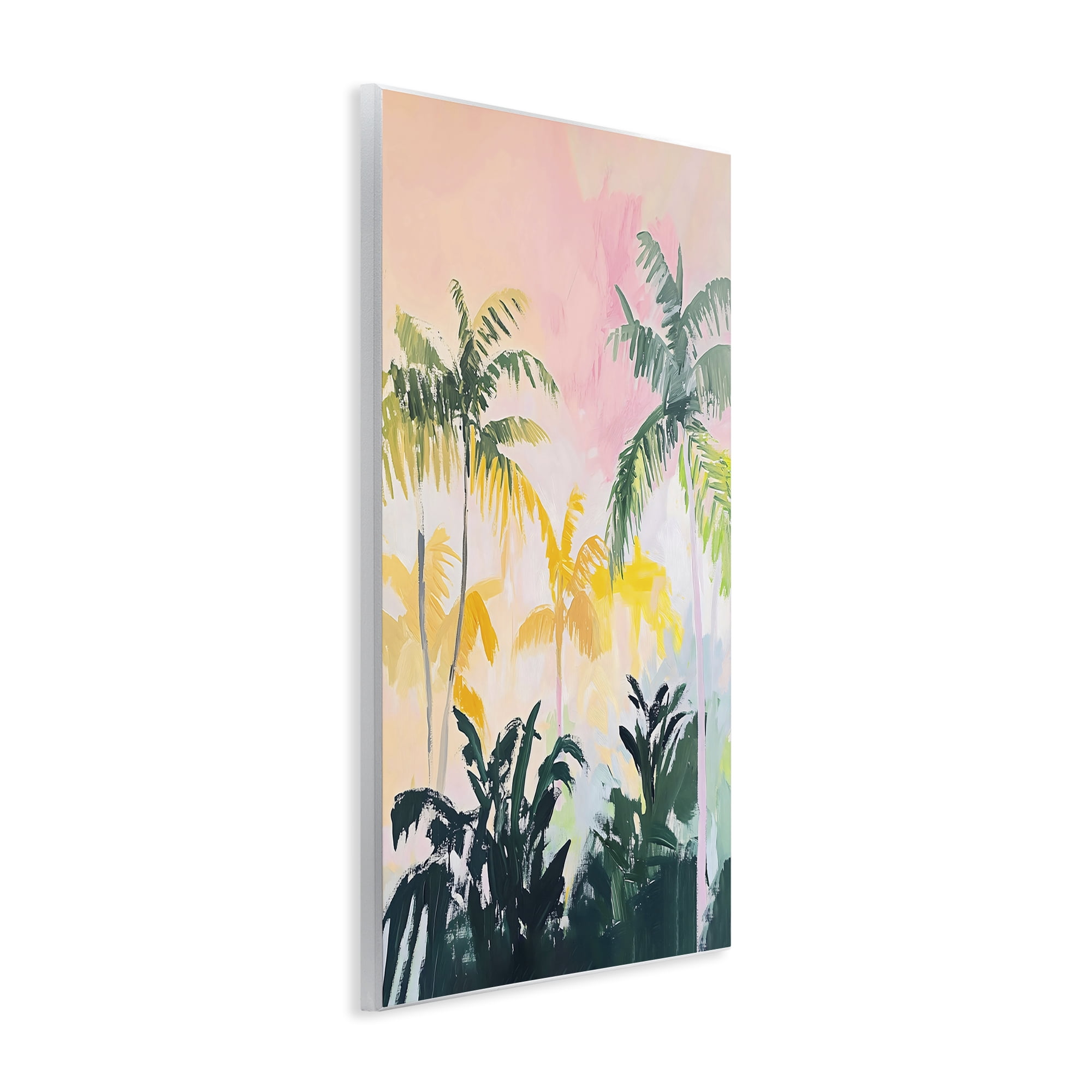 Stupell Industries Pastel Palms in Morning Glow Wall Plaque Art, design by The Prints Vibe