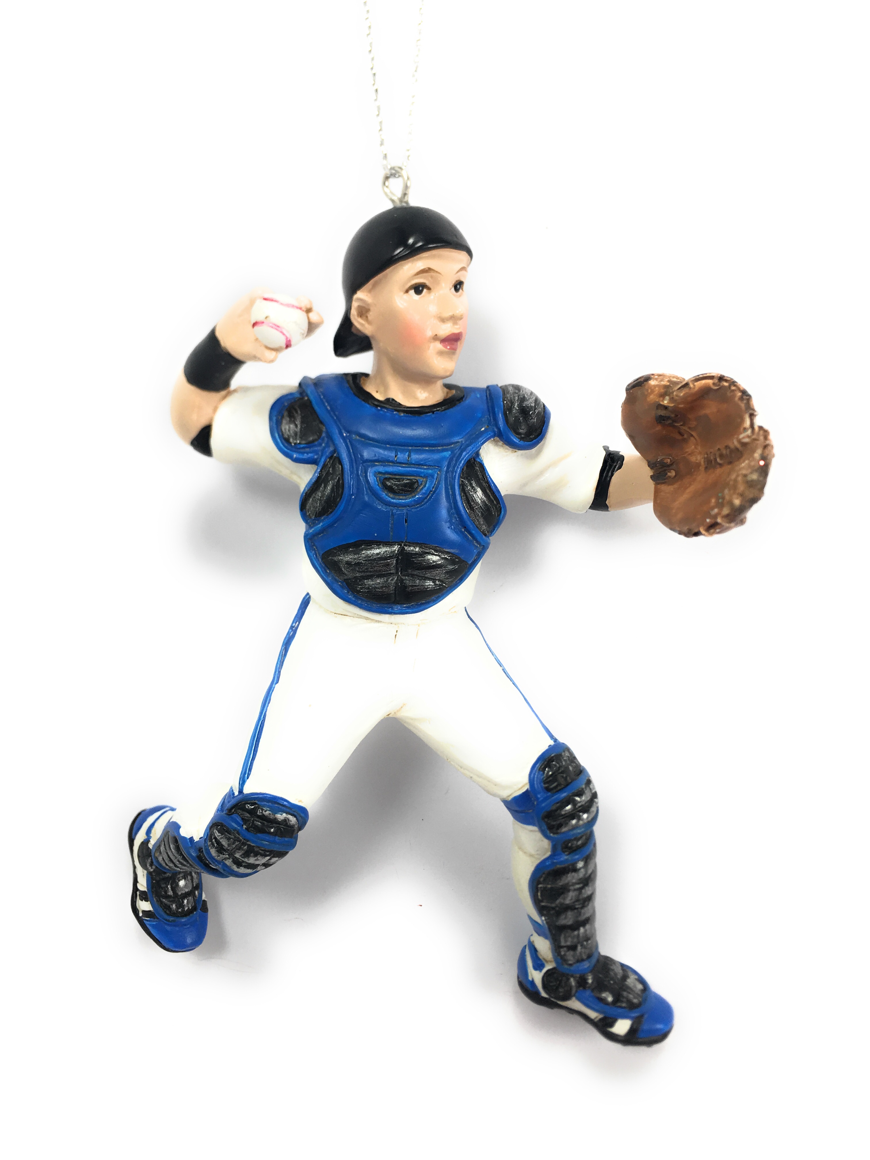 Baseball Player Position Catcher Christmas Tree Ornament