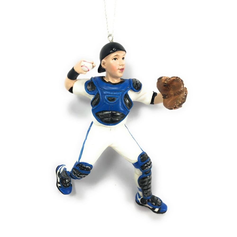 Baseball Player Position Catcher Christmas Tree Ornament