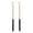 White, variant on MHXCV Professional Percussion Mallet Pair with Premium Maple Wood Handle and Durable Rubber Head for Tongue Drum, Xylophone, Glockenspiel, and Marimba Concert, 8.66 Inches / 22cm, Sleek Black