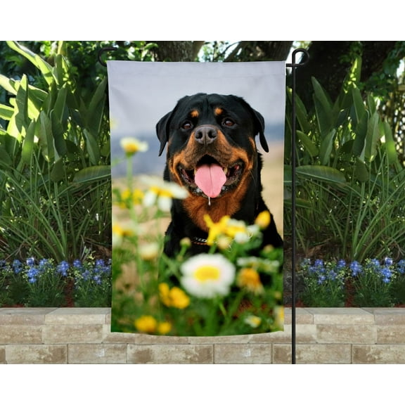 Rottweiler Garden Flag