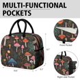 thumbnail image 6 of Lunch Bag Women,Lunch Box for Women Adult Men,Small Leakproof Mushroom Lunch Tote Beach Picnic Cooler Tote Bag for Work Office Picnic, 6 of 7