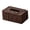 Coffee, variant on Tissue Box Holder, Woven Tissue Box Cover with Flip-Open, Rectangular Rustic Tissue Holder Decorative for Living Room, Kitchen Countertop, Office