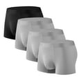 thumbnail image 1 of Plebaso Mens Boxer Briefs Stretch Comfortable Quick Dry Underwear Soft Breathable Boxers for Men (4 Pack), 1 of 2