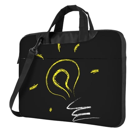 Creative Light Bulb Laptop Bag, 15.6 inch Laptop or Tablet, Business Casual Laptop Bag