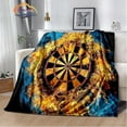 thumbnail image 5 of Fashion Dartboard Series Blanket Ice And Fire Soft Darts Pattern Portable Flannel Sofa Or Bed Dart Backboards, 5 of 5