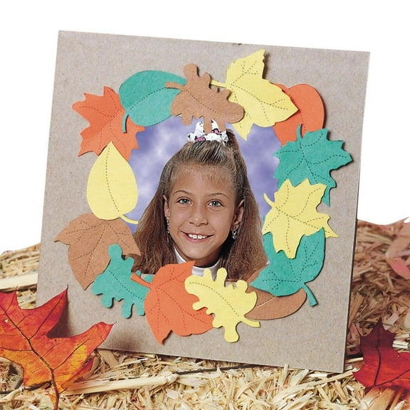 Falling Leaves Frame Craft Kit (Pack of 24)