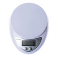 thumbnail image 1 of Multifunction Electronic Kitchen Scale with Digital Display 5kg - White, 1 of 5