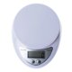 thumbnail image 1 of Multifunction Electronic Kitchen Scale with Digital Display 5kg - White, 1 of 5