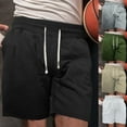 thumbnail image 1 of VBTAPA Clearance Sale! Men Basketball Shorts Drawstring Workout Shorts Lightweight Stretch Gym Athletic Shorts with Pockets Khaki XL, 1 of 6