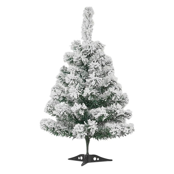 jovati White Flocked Christmas Tree with Lights Snow Flocked Christmas Tree Premium Hinged Artificial Pines Tree,Metal Stand and 200-Lush Branch Tips Easy To Instal