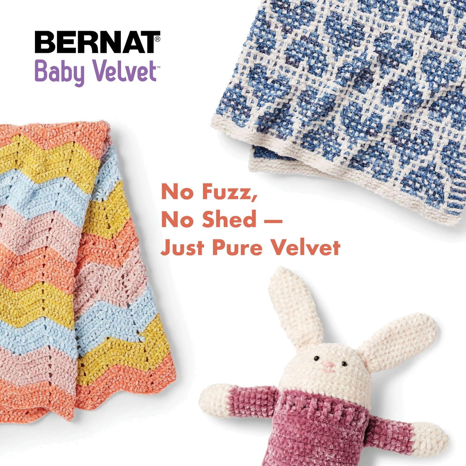 Bernat® Fil Baby Velvet™, Polyester #4 Moyen, 10,5oz/300g, 492 Yards