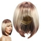 thumbnail image 5 of Peluca Bob para mujer: Peluca corta y recta para fiesta, de fibra sintética resistente al calor, ideal para disfraz de Halloween o fiesta de cosplay., 5 of 7