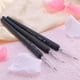 thumbnail image 3 of EeaseMX 4 pinceles con punta de pelo de lobo, pinceles profesionales para detalles finos, pintura y dibujo., 3 of 7