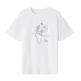 thumbnail image 2 of Camiseta para mujer básica camiseta trajes transpirable suave cuello redondo camiseta para playa SG, 2 of 7