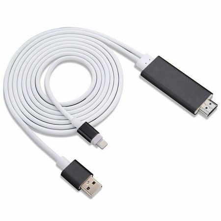 hdmi cable iphone lightning adapter mhl ipad 4ft 6s silver
